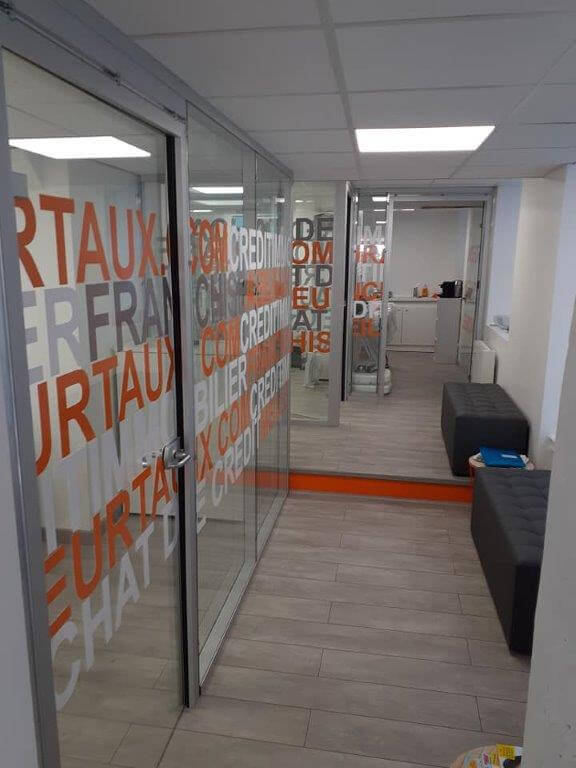 Chantier : Agencement de bureaux professionnels