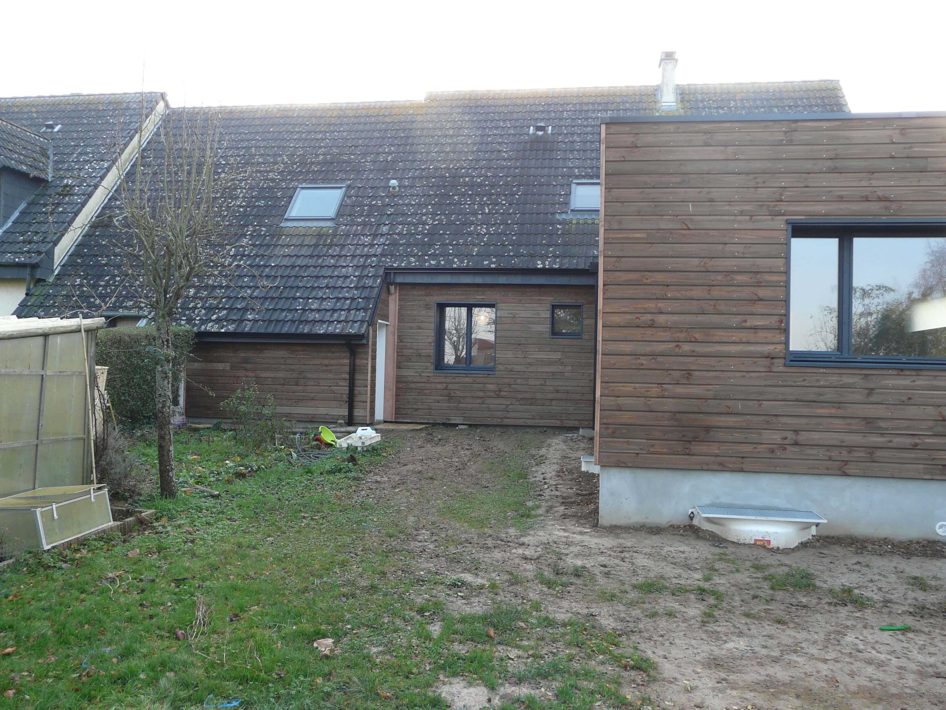 Chantier : Extension et isolation extérieure