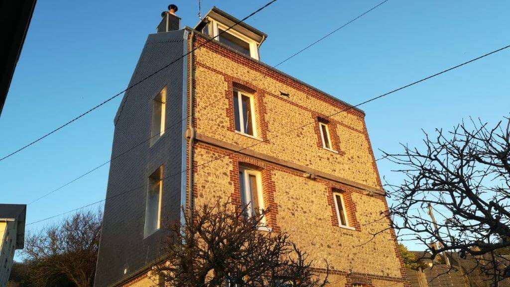 Chantier : Extension habitation ossature bois R+1