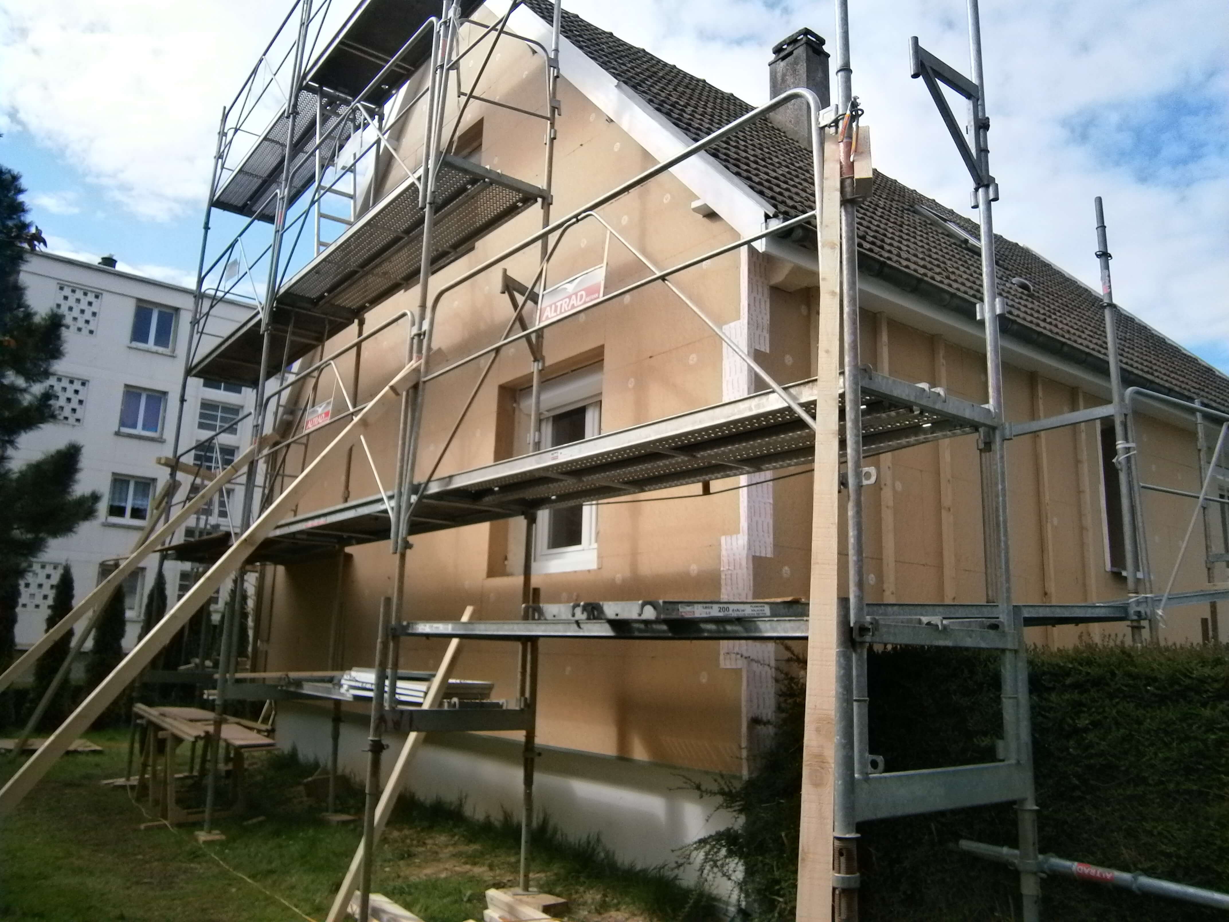 Chantier : Isolation extérieure