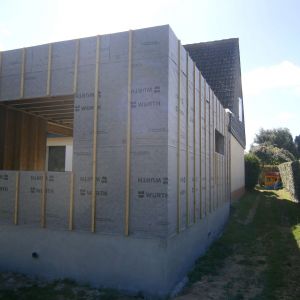 Chantier : Extension et isolation extérieure